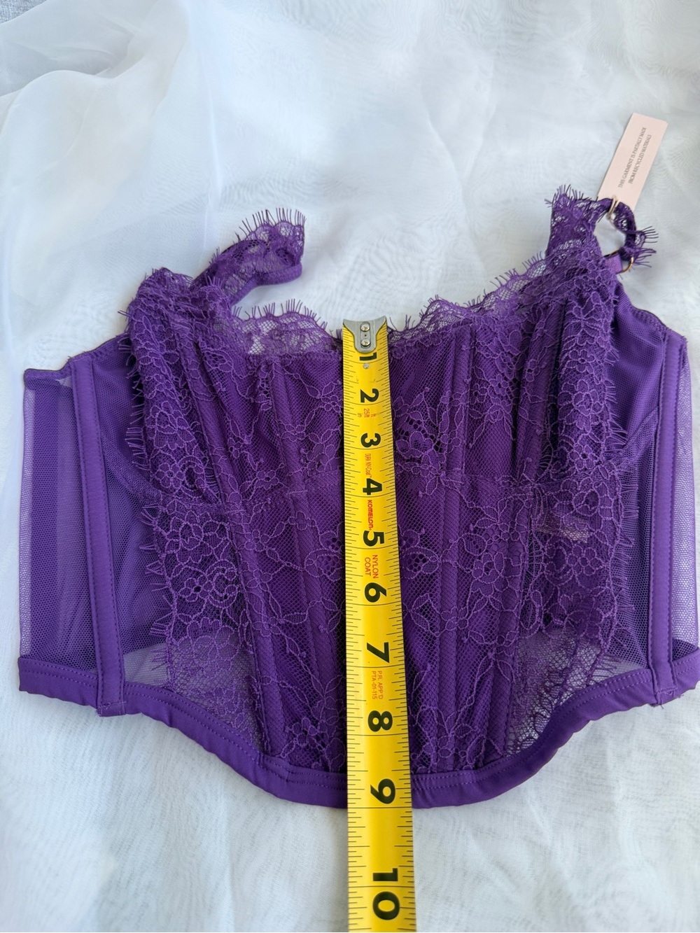 Victoria’s Secret Violetta Purple Lace Corset Top | S | NWT | Romantic Feminine - Picture 6 of 9